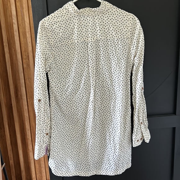 DULUTH Trading Co. Artisan Hemp Tunic in Polka Dot. XS - Picture 2 of 6